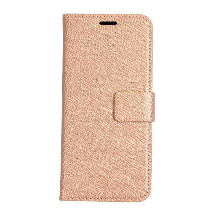 Mobiparts Mobiparts Saffiano Wallet Case voor Samsung Galaxy J6 (2018) - Koper - Bookcase met pashouder
