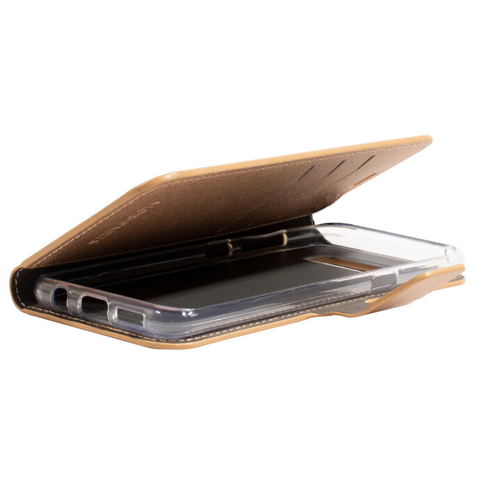 Mobiparts Mobiparts Saffiano Wallet Case voor Samsung Galaxy S8 - Koper - Portemonnee Hoesje