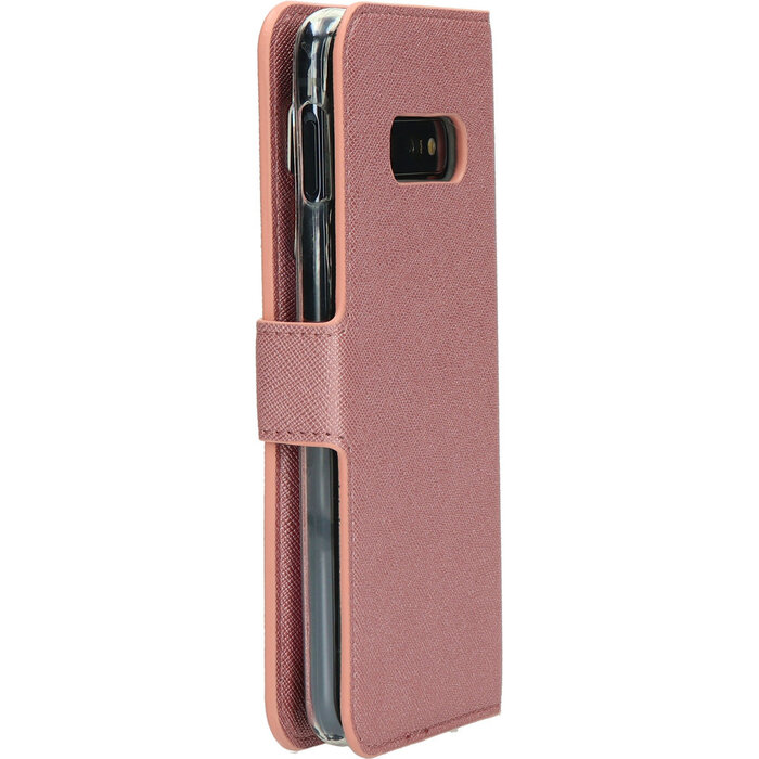 Mobiparts Mobiparts Saffiano Wallet Case voor Samsung Galaxy S10e - Roze - Portemonnee Hoesje