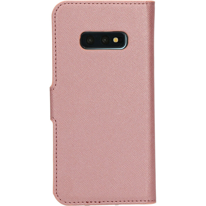 Mobiparts Mobiparts Saffiano Wallet Case voor Samsung Galaxy S10e - Roze - Portemonnee Hoesje