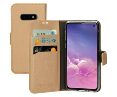 Mobiparts Mobiparts Saffiano Wallet Case voor Samsung Galaxy S10e - Koper