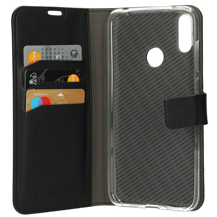 Mobiparts Mobiparts Classic Wallet Case voor Huawei Y7 (2019) - Portemonnee Hoesje Zwart
