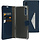 Mobiparts Classic Wallet Case voor Samsung Galaxy A70 - Blauw - Portemonneehoes met pasjeshouder