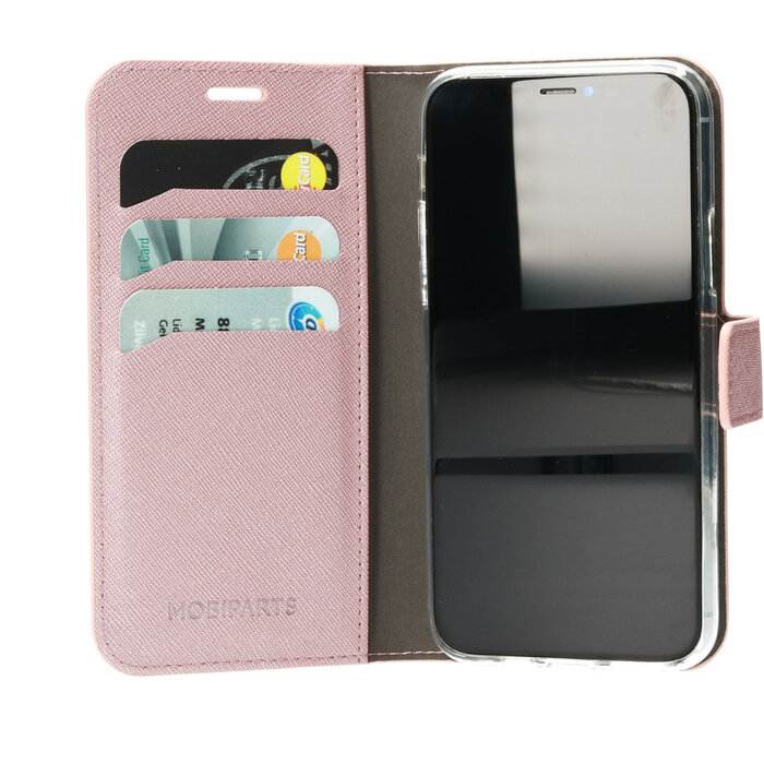 Mobiparts Mobiparts Saffiano Wallet Case voor Apple iPhone 11 Pro - Roze