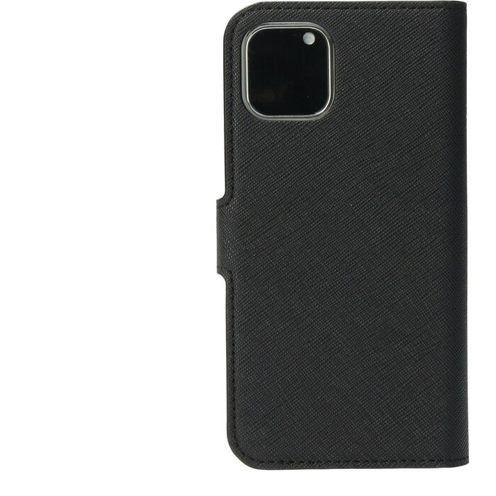 Mobiparts Mobiparts Saffiano Wallet Case voor iPhone 11 Pro - Hoesje met Kaartvakken - Zwart