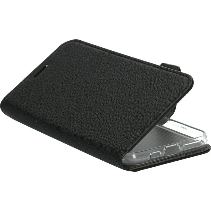 Mobiparts Mobiparts Saffiano Wallet Case voor iPhone 11 Pro - Hoesje met Kaartvakken - Zwart