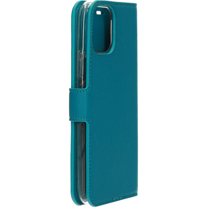 Mobiparts Mobiparts Saffiano Wallet Case Apple iPhone 11 Pro Turquoise