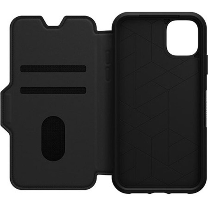 Otterbox OtterBox Strada Case voor Apple iPhone 11 - Shadow Black - Echt Leer