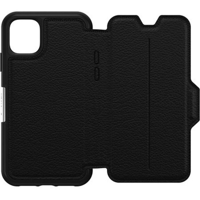 Otterbox OtterBox Strada Case voor Apple iPhone 11 - Shadow Black - Echt Leer