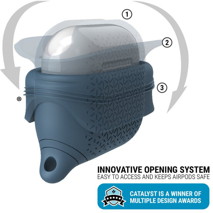 Catalyst Catalyst Vibe Case voor Apple AirPods 3 - Oceanic Blue - Valbestendig en Waterdicht