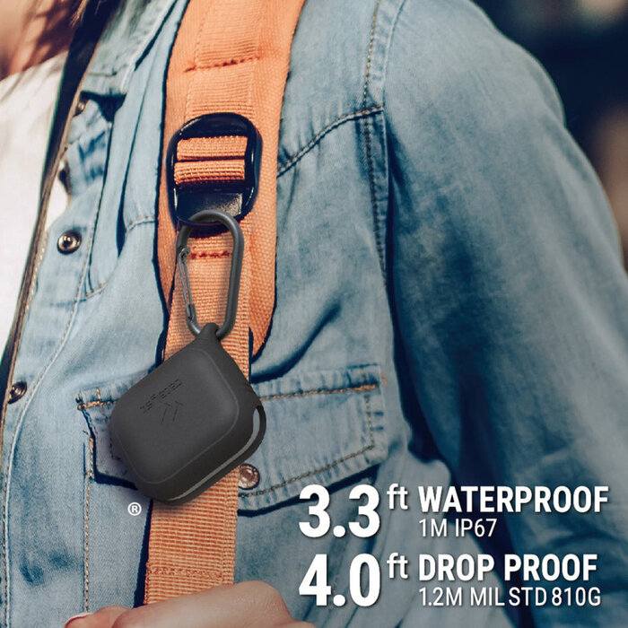 Catalyst Catalyst Influence Case voor Apple AirPods 3 - Space Gray - Valbestendig