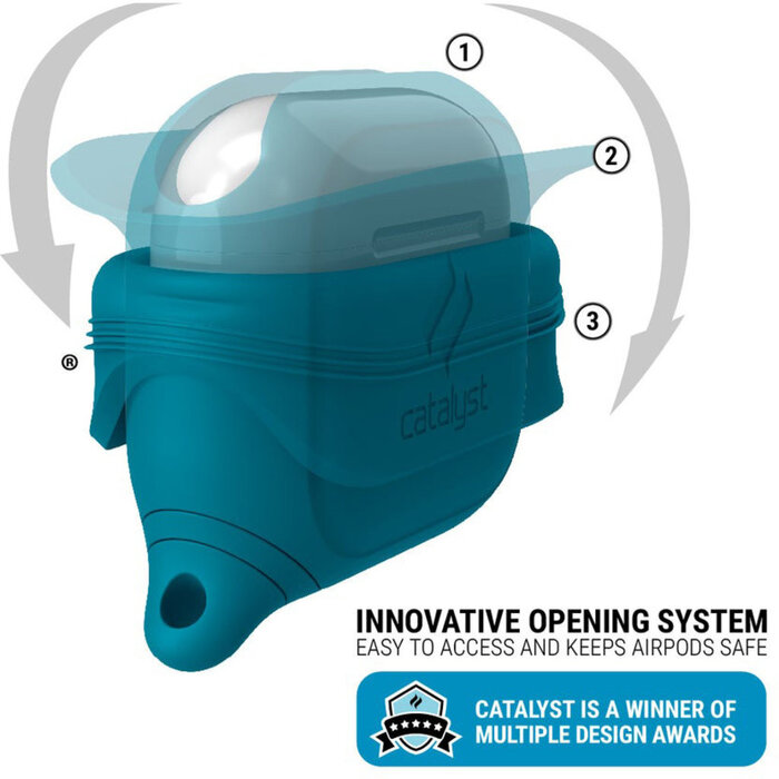 Catalyst Catalyst Influence Case voor Apple AirPods 3 - Marine Blue - Valbestendig & Waterdicht