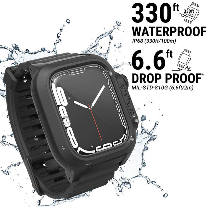 Catalyst Catalyst Waterproof Case voor Apple Watch Series 7/8/9 45mm - Zwart