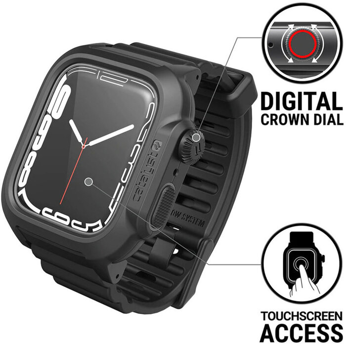 Catalyst Catalyst Waterproof Case Apple Watch Series 7/8/9 45mm Black