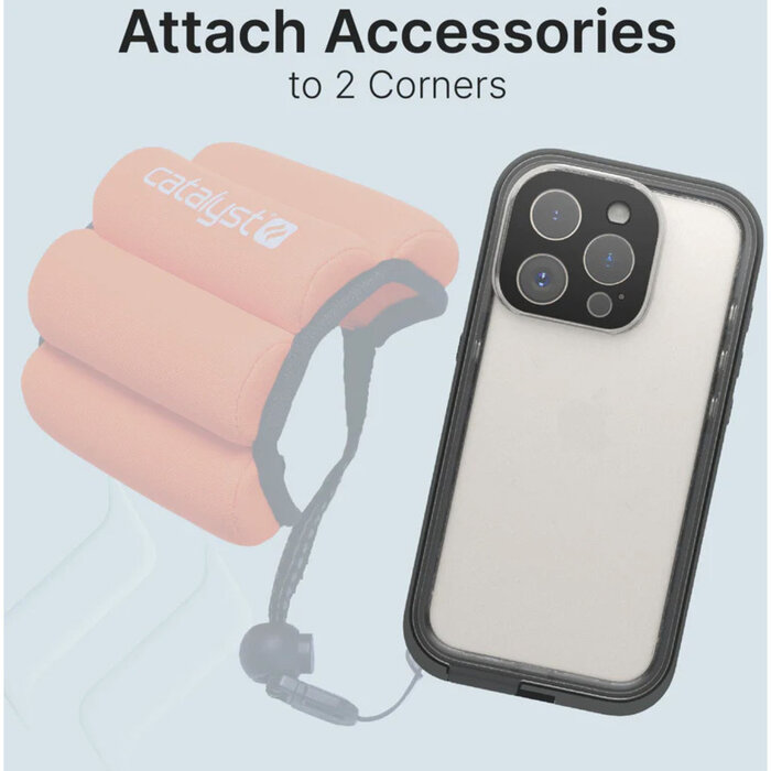 Catalyst Catalyst Total Protection Case voor Apple iPhone 15 Pro - Waterdicht - Titanium Grey