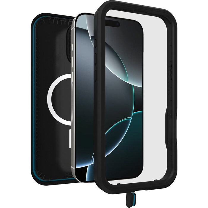 Otterbox Otterbox FRE MagSafe Case voor Apple iPhone 16 Pro Max - Zwart - Waterdicht