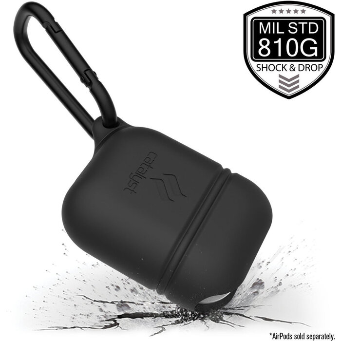Catalyst Catalyst Waterproof Case voor Apple AirPods 1 & 2 - Slate Grey - Val- en Waterbestendig