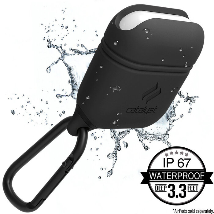 Catalyst Catalyst Waterproof Case voor Apple AirPods 1 & 2 - Slate Grey - Val- en Waterbestendig