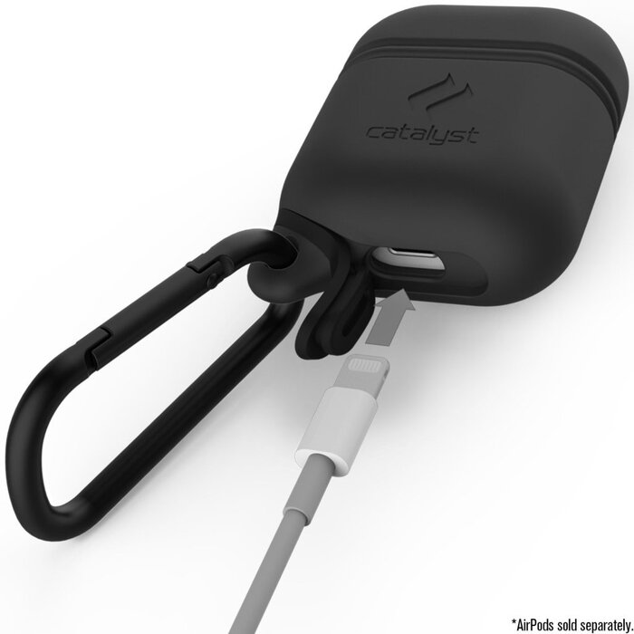 Catalyst Catalyst Waterproof Case voor Apple AirPods 1 & 2 - Slate Grey - Val- en Waterbestendig