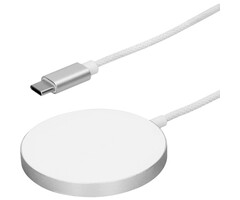 Mobiparts Mobiparts 25W Draadloze MagSafe & Qi2 Oplader Aluminium - Wit