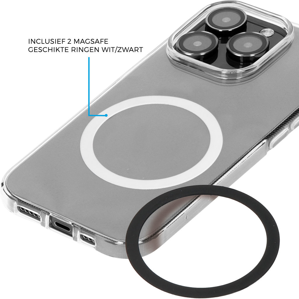 Mobiparts Mobiparts 25W Draadloze MagSafe & Qi2 Oplader Aluminium - Wit