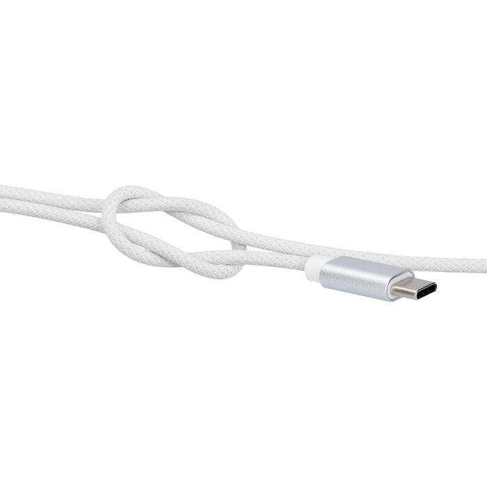 Mobiparts Mobiparts 25W MagSafe Draadloze Oplader met Standaard - Aluminium - Wit