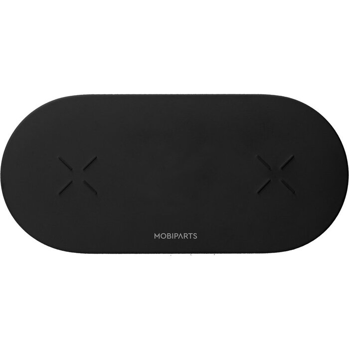Mobiparts Mobiparts Dual Fast Wireless Charging Pad Black