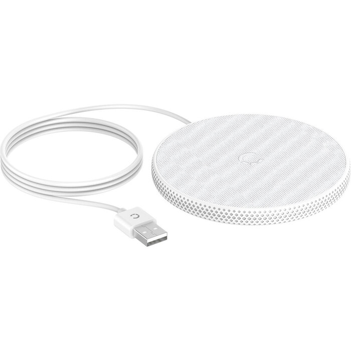 Cygnett Cygnett PowerBase II 10W Qi Draadloze Snellader met 2m Kabel - Wit