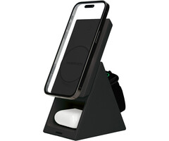 Mobiparts Mobiparts Wireless 3 in 1 Charger 15W Triangle Black