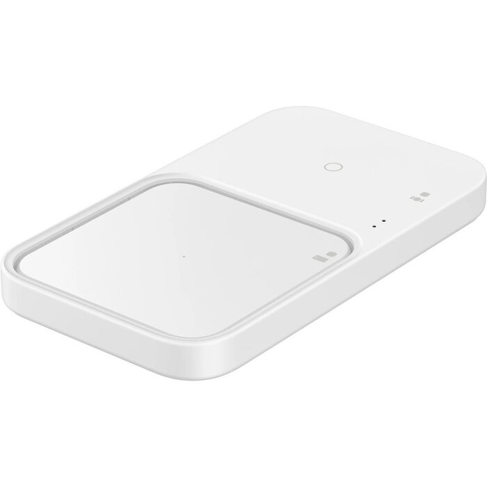 Samsung Samsung Wireless Charging Duo Pad 15W - Sneldraadloze Oplader voor Telefoon en Watch - Wit