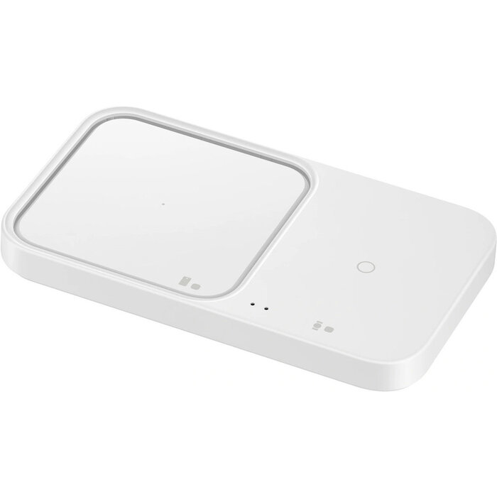 Samsung Samsung Wireless Charging Duo Pad 15W - Sneldraadloze Oplader voor Telefoon en Watch - Wit