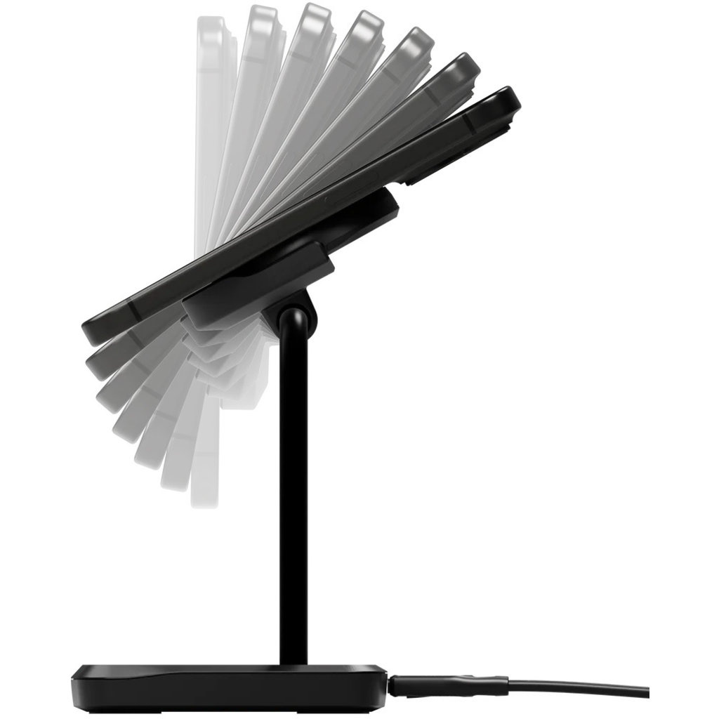 Cygnett Cygnett Qi2 2-in-1 Magnetisch Oplaadstation 15W - Zwart, foto 3 van 5