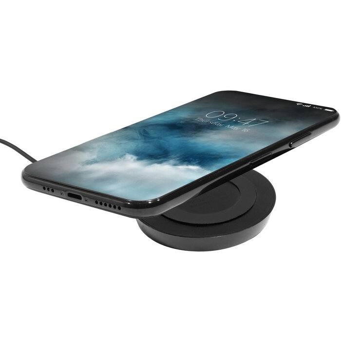 Mobiparts Mobiparts 5W Draadloze Oplader - Universele Qi Charger - Zwart
