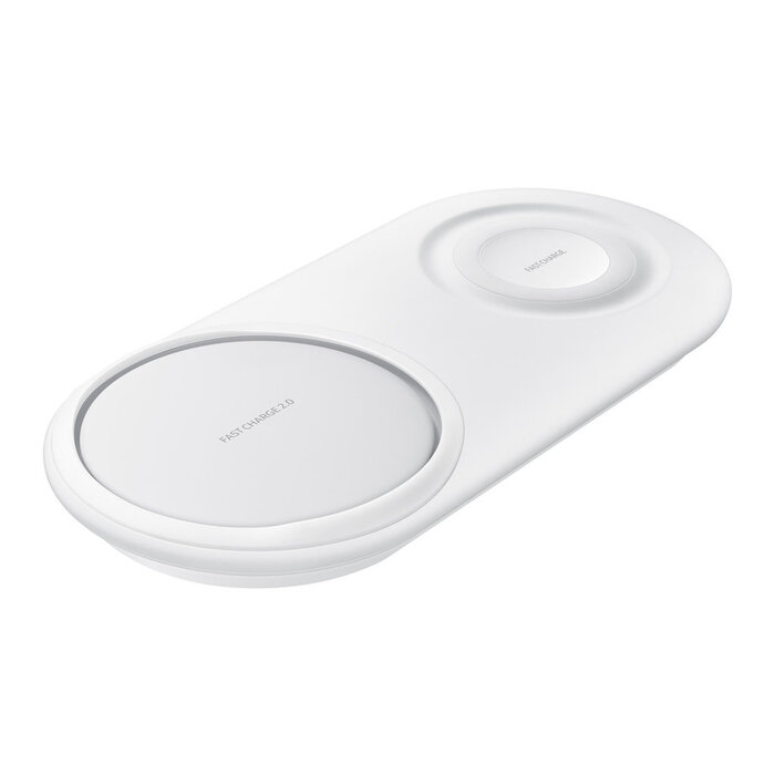 Samsung Samsung Wireless Charging Duo Pad - Draadloze Oplader - Wit (EP-P5200TW)