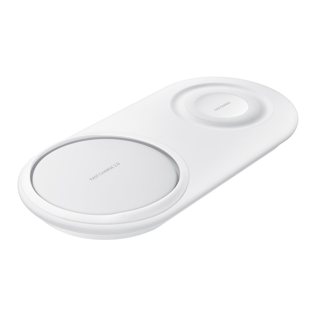 Samsung Samsung Wireless Charging Duo Pad - Draadloze Oplader - Wit (EP-P5200TW)