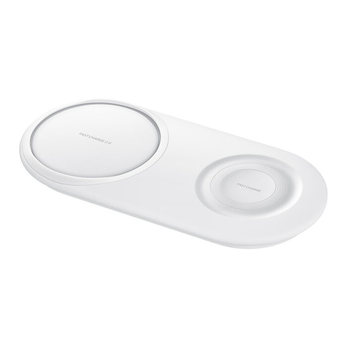 Samsung Samsung Wireless Charging Duo Pad - Draadloze Oplader - Wit (EP-P5200TW)