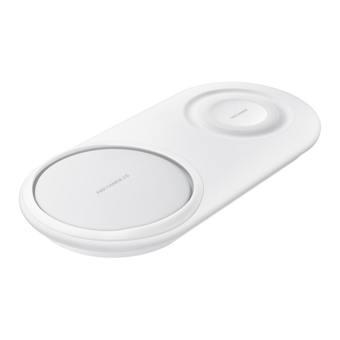 Samsung Samsung Wireless Charging Duo Pad - Draadloze Oplader - Wit (EP-P5200TW)