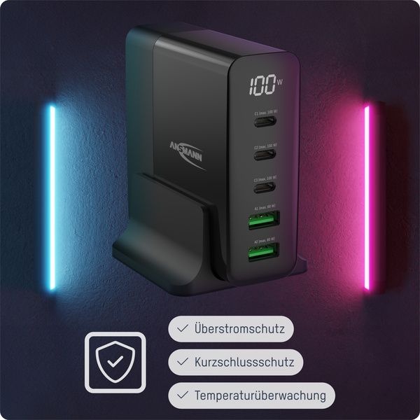 Mitel Mitel 7x2d Series Desktop Charger voor 700-serie DECT-handsets (51310678)