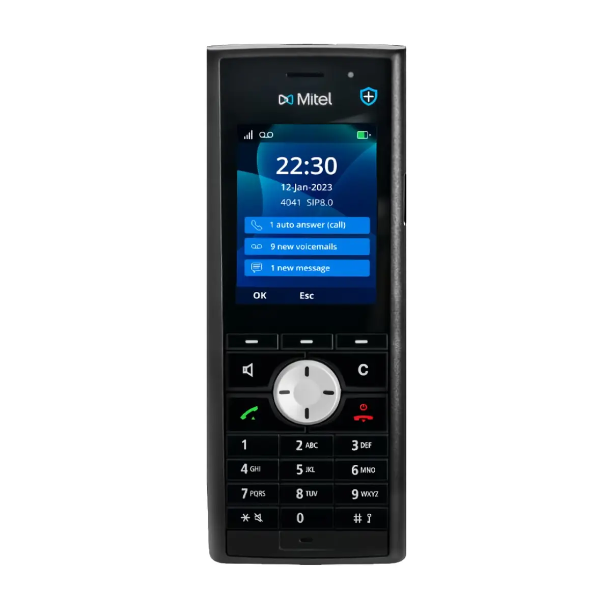 Mitel Mitel 722dt DECT Handset met Bluetooth 5.0 & Antimicrobieel