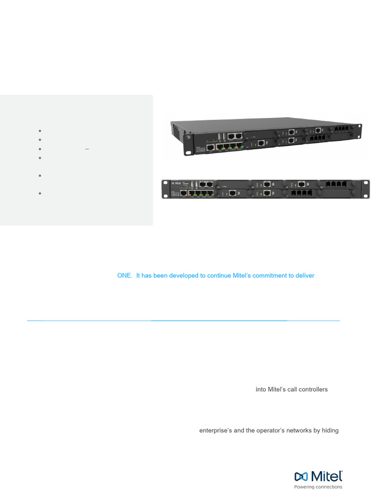 Mitel Mitel 1-Poorts ISDN PRI Module voor EX Controller (50008233)