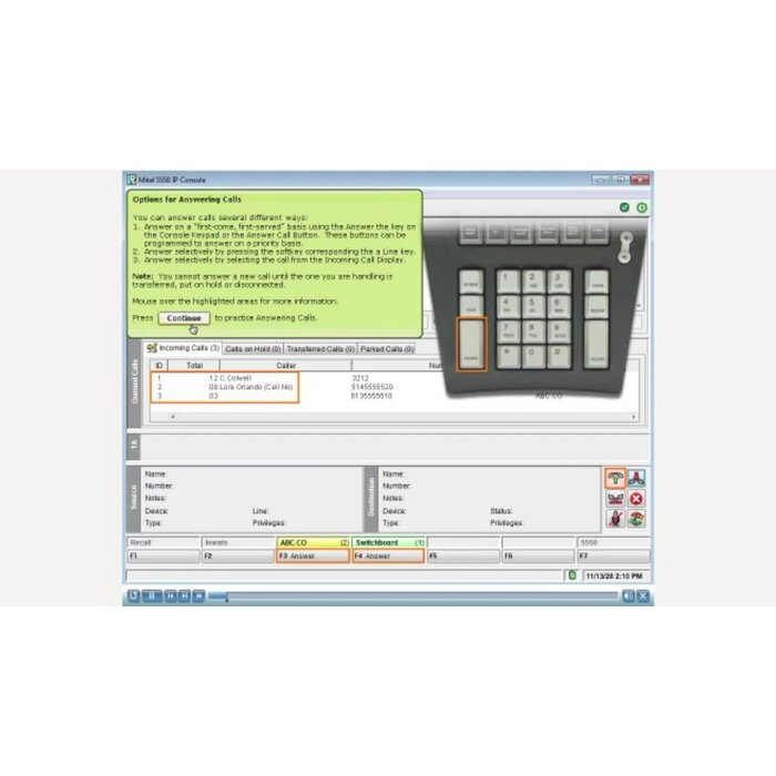 Mitel Mitel MiVoice Business Console Toetsenbordlabels - Origineel (50006642)
