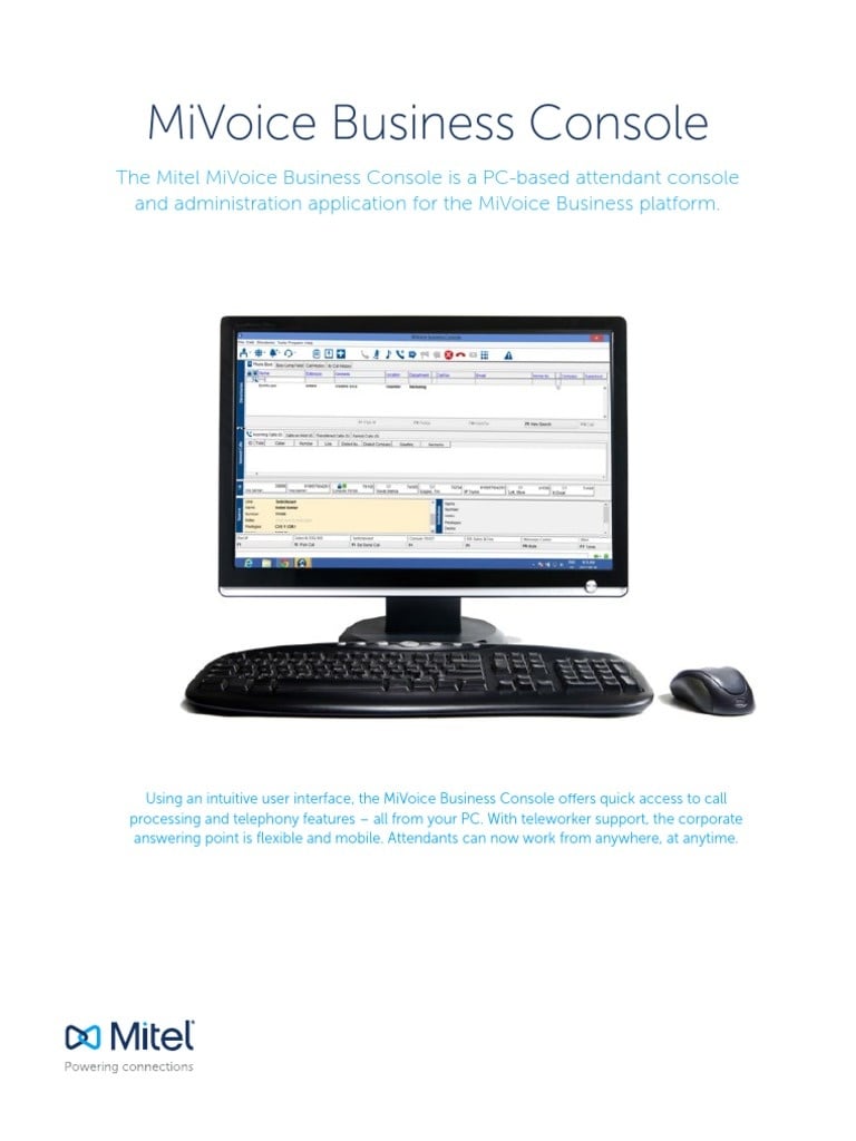 Mitel Mitel MiVoice Business Console Toetsenbordlabels - Origineel (50006642)