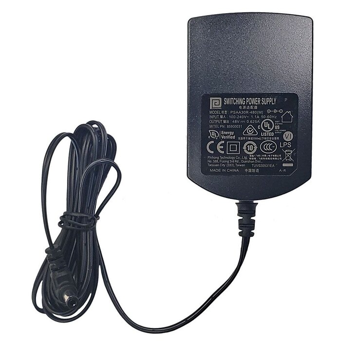 Mitel Originele Mitel Power Supply EU Adapter voor AD2 Terminals (20350513)