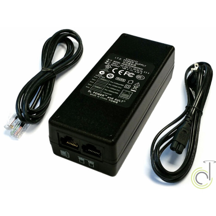 Mitel Mitel Originele PoE Adapter Stroomkabel - EU naar IEC-C5 - 2,5 Meter