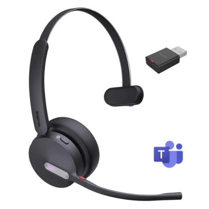 Yealink Yealink WH64 Hybrid Mono Draadloze Headset - Microsoft Teams Gecertificeerd