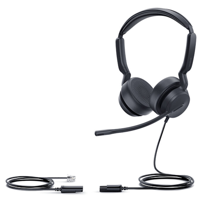 Yealink Yealink YHS36 E2 Dual Bedrade Headset met Noise-Canceling voor IP-Telefoons
