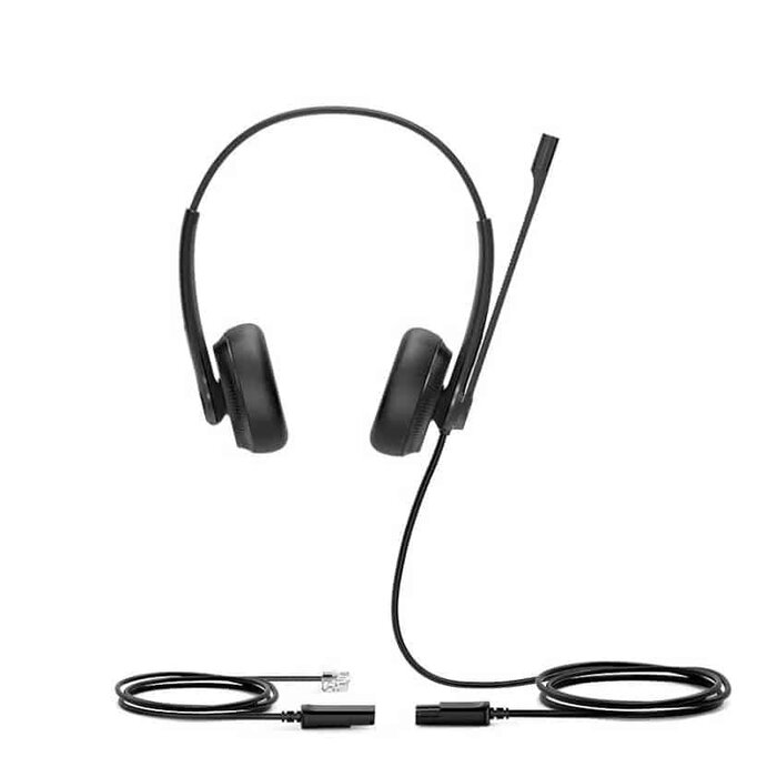 Yealink Yealink YHS36 E2 Dual Bedrade Headset met Noise-Canceling voor IP-Telefoons