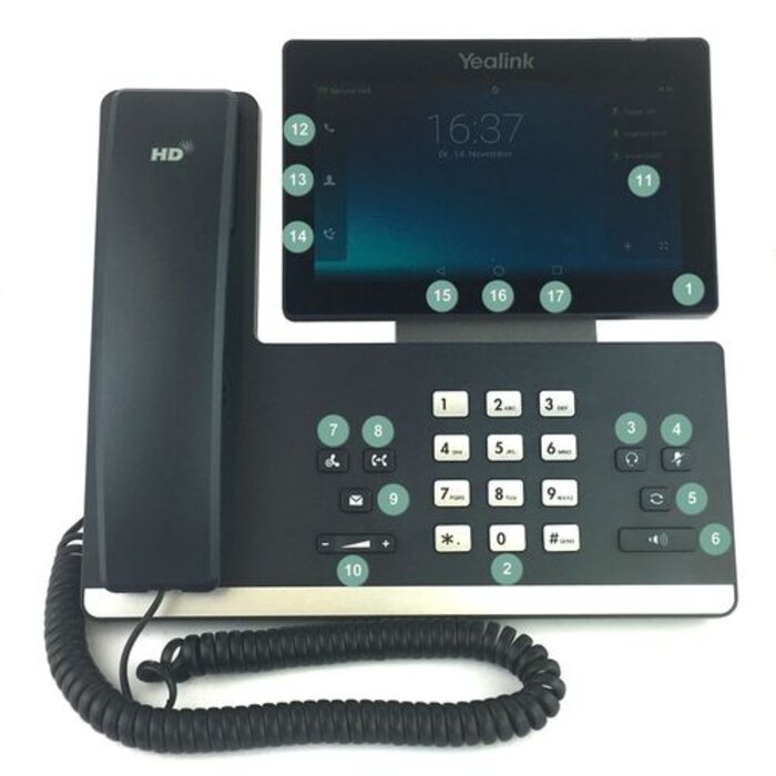 Yealink Yealink Wandhouder voor IP-Telefoon - Geschikt voor T56A, T57W, T58A en MP58