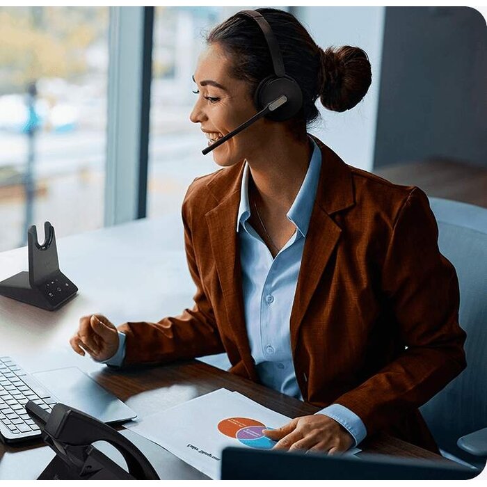 Yealink Yealink WH64 Mono UC Headset - Losse Vervangende Headset Zonder Laadstation