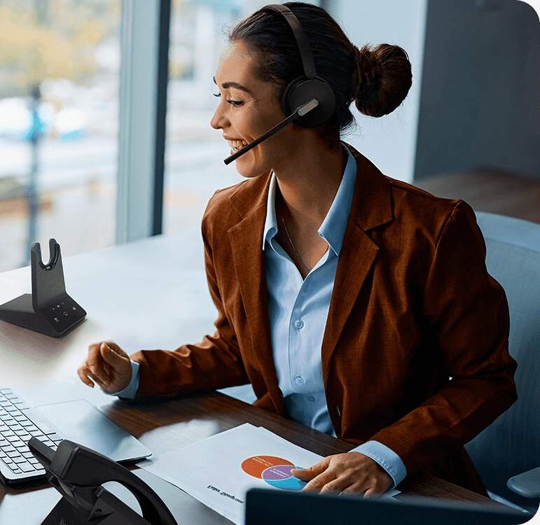 Yealink Yealink WH64 Mono UC Headset - Losse Headset Zonder Base
